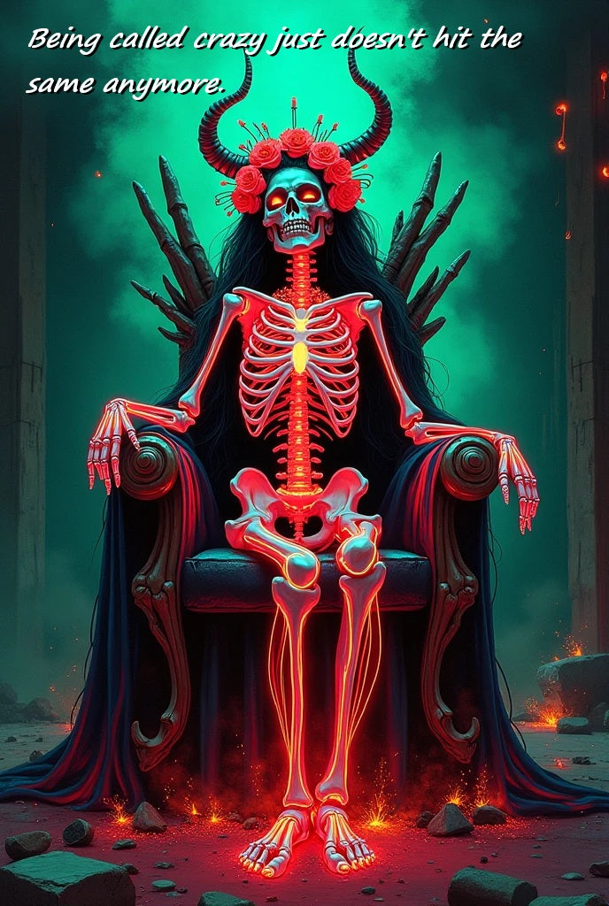 Crazy Just Doesn't Hit the Same - Digital Art Print