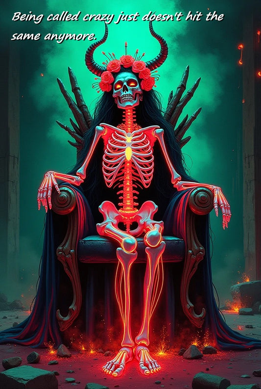 Crazy Just Doesn't Hit the Same - Digital Art Print