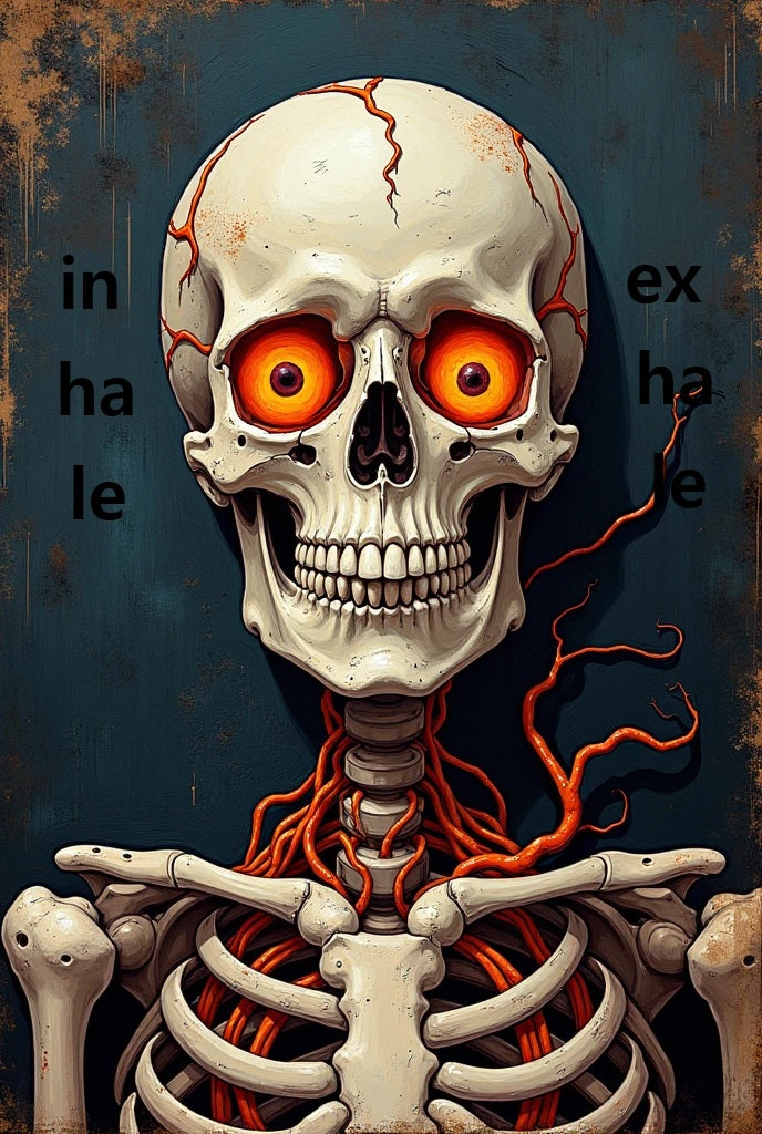 Inhale/Exhale - Dark Skeleton Gift Card