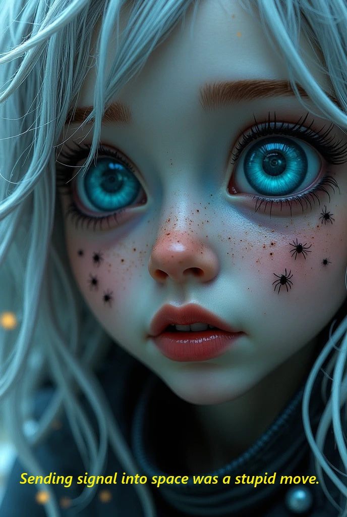 Sending Signal Into Space - Digital Art Print